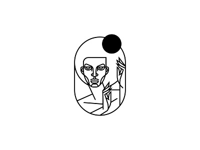 sphere black branding design illustration logo signet vector