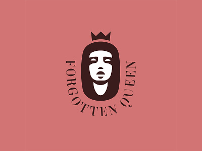 forgotten queen branding design illustration logo signet vector