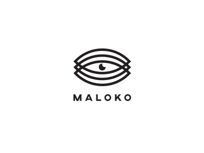 Maloko eye logo