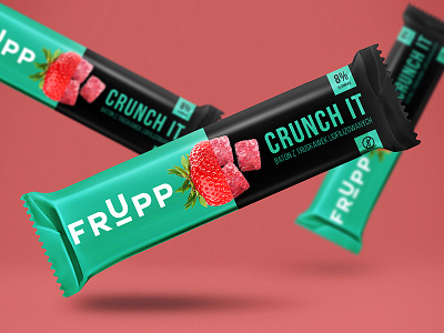 bar Frupp baton food logo packaging