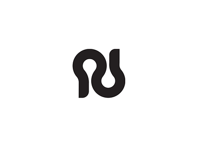N v2 logo minimal black