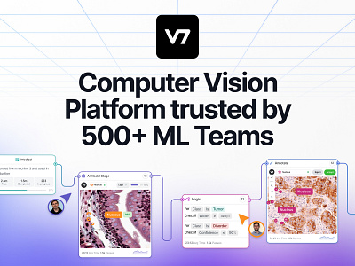 V7 - Computer Vision AD - AI Platform ai design ai healthcare ai model design illustration medical ai workflow