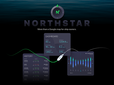 NorthStar cargo dark ios app product ship ui ux