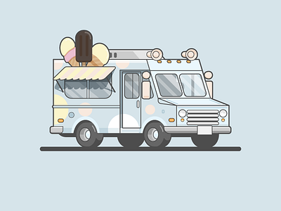 Ice cream truck ice cream truck vehicle