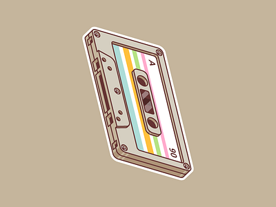 Cassette sticker