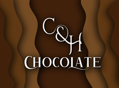 CH chocolate store illustration branding design graphic design illustration logo typography vector