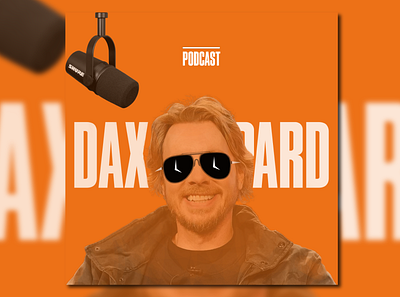 Dax Shepard Podcast adobe adobe photoshop graphic design graphics po podcast cover art typography