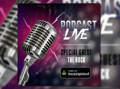 Podcast Cover Art - Rock Podcast #Podcastdesign adobe adobe illustrator anchor branding designing graphic design motion graphics photoshop podbean podcast podcast cover art podcast design soundcloud spotify