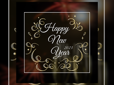Happy New Year Wishes adobe graphic design graphics happy new year happy new year design happy new year wishes new year new year post wish you new year wishes