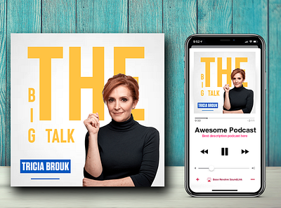 Podcast Cover - The Big Talk adobe art cover art designing graphic design photoshop podcast podcast cover podcast design