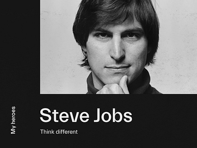 MY HEROES #9 STEVE JOBS