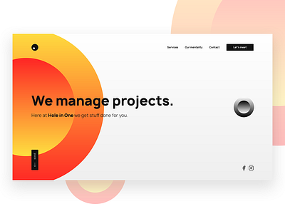 Hole in One - Landing Page