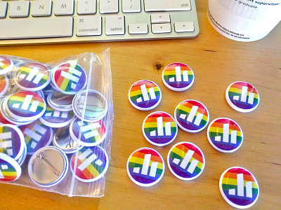 Pride Everywhere button poll everywhere pride rainbow