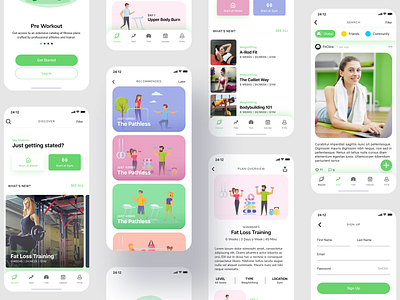 Fitness App Design