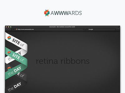 Awwwards Retina Demo Home animation banner browser css3 fluid html5 keyframes noise responsive retina ribbon ribbons