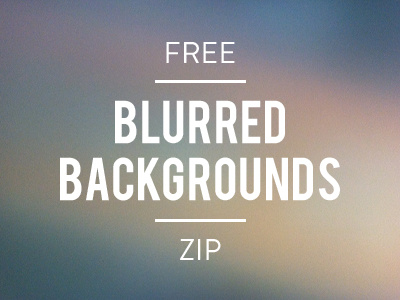 Free Blurred Backgrounds, ZIP