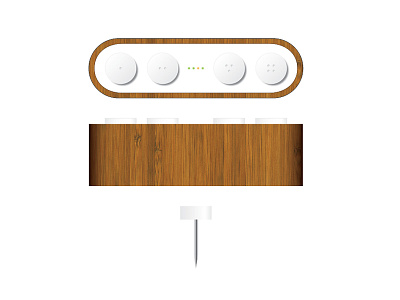 Thermosense app bamboo design idea product quirky sensors thermometer ui