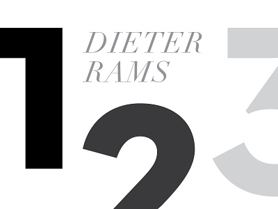 Happy Birthday Dieter birthday design dieter rams greyscale minimal poster principles