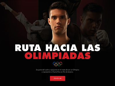 Athlete Site - WIP athlete hero hundred10 minimal olympics responsive simple web design wip