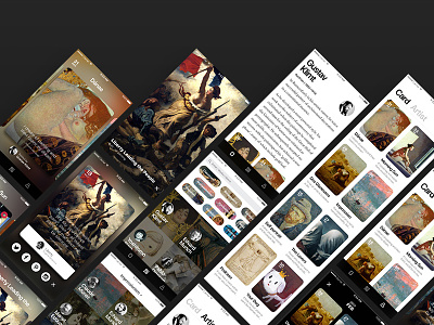 Impart - All Screens all screen app app concept art design ios 11 ui