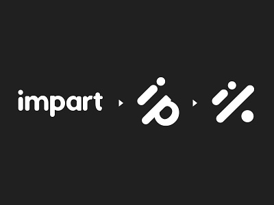 Impart - Logo app app concept art artist design ios 11 logo process ui ux
