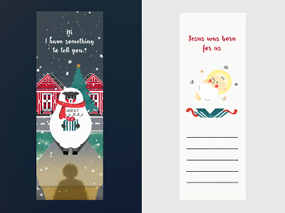 Christmas bookmark