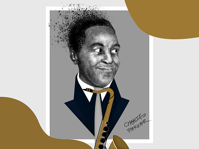 Charlie Parker charlie parker illustration jazz portrait