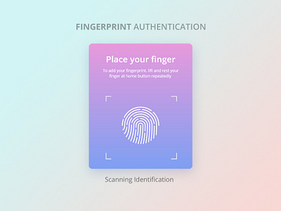 Fingerprint adobe illustrator adobe photoshop adobe xd adobexd app design ui ui ux ui design uidesign uiux