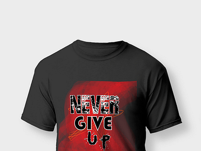 Never Give Up branding graphic design