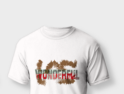 Wonderful t-shirt design design graphic design illustration logo motion graphics tshirt