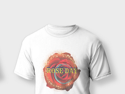 Rose day t-shirt design graphic design logo motion graphics