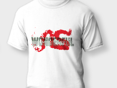 Wonderful T-shirt Design design graphic design illustration logo motion graphics tshirt