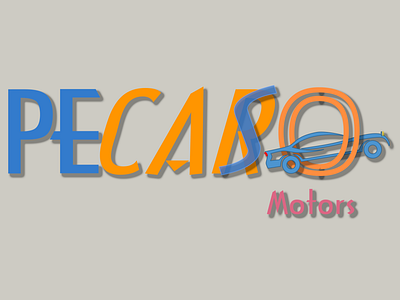 Pecarso (Picasso) Motors affinity designer branding graphic design illustration motor company