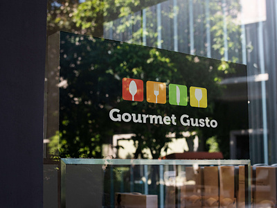 Gourmet Gusto Resturant Branding, Logo Design, Visual Identity brand design brand identity branding graphic design logo logo design resturant logo design sketch