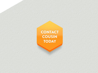 Contact Cousin button button hexagon