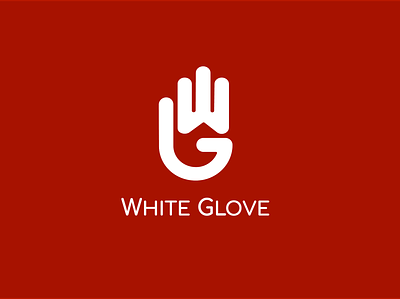 White Glove app branding logo logo design monogram wg
