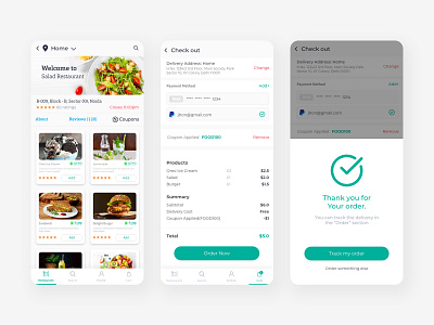 Food App UI Design delivery design design app dribbble food ui ux