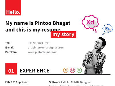 MyStory Resume Template