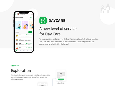 DayCare Mobile App app appstore branding care daycare design app dribbble graphic design logo service ui ux