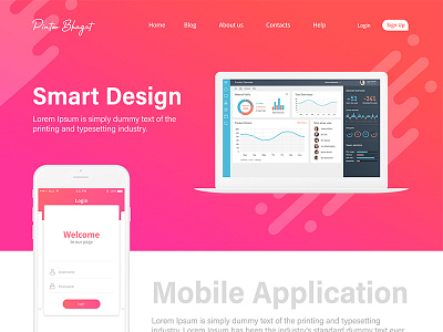 Landing page design design landing page