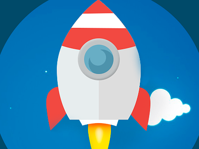 Rocket Icon icon illustration rocket up