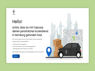 Delivery Service Website Design