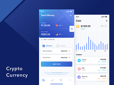 Crypto Currency - Mobile Application