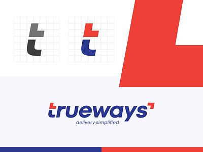 Trueways - logistic company logo