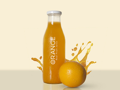 Orange Juice Logo daily logo flat logo design juice bar juice logo juice mockup juicer logo logo a day logo design branding logo designer
