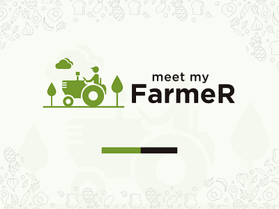 Meet My Farmer branding design farm farmer farmers market fresh illustration logo mjdesigns