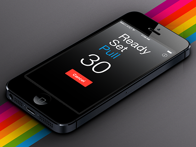 Polaroid Timer App app flat ios mobile polaroid side project timer ui design user experience user interface ux design