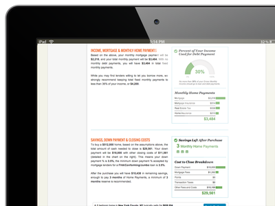 Detail from SmartAsset "How Much Home Can I Afford?"