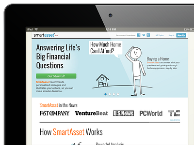 SmartAsset Homepage