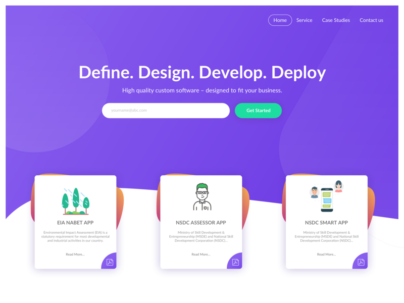Modern Agency Header Hero Banner By Azeem Khan On Dribbble